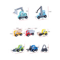 Load image into Gallery viewer, Wood Construction Vehicle Set (14 pieces)