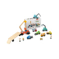 Load image into Gallery viewer, Wood Construction Vehicle Set (14 pieces)