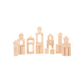 Load image into Gallery viewer, Natural wooden building blocks (pack of 50 in a bag)