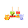 Load image into Gallery viewer, Stacking Game Cat and Owl