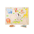 Load image into Gallery viewer, Set puzzle zoo animals