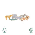 Load image into Gallery viewer, Wild wooden stacking animals - tiger, zebra, lion (safari)