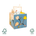 Load image into Gallery viewer, Seaside Motor Skills Cube – Wooden Learning Toy