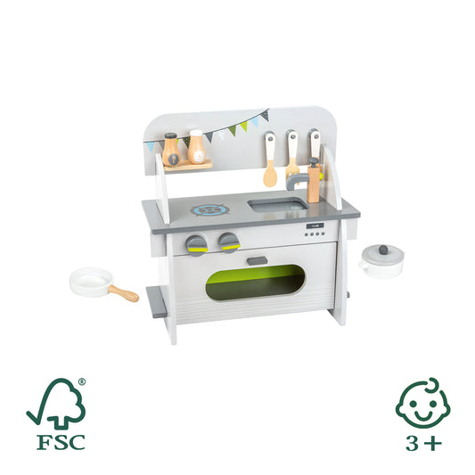 Compact Wooden Children's Kitchen