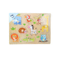 Load image into Gallery viewer, Set puzzle zoo animals