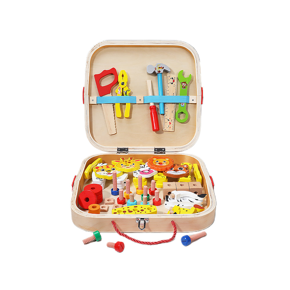 Wood Construction Tool Set for Kids