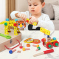 Load image into Gallery viewer, Wood Construction Tool Set for Kids