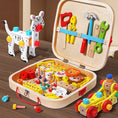 Load image into Gallery viewer, Wood Construction Tool Set for Kids
