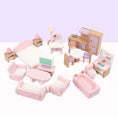 Load image into Gallery viewer, Wooden Dollhouse Furniture Set