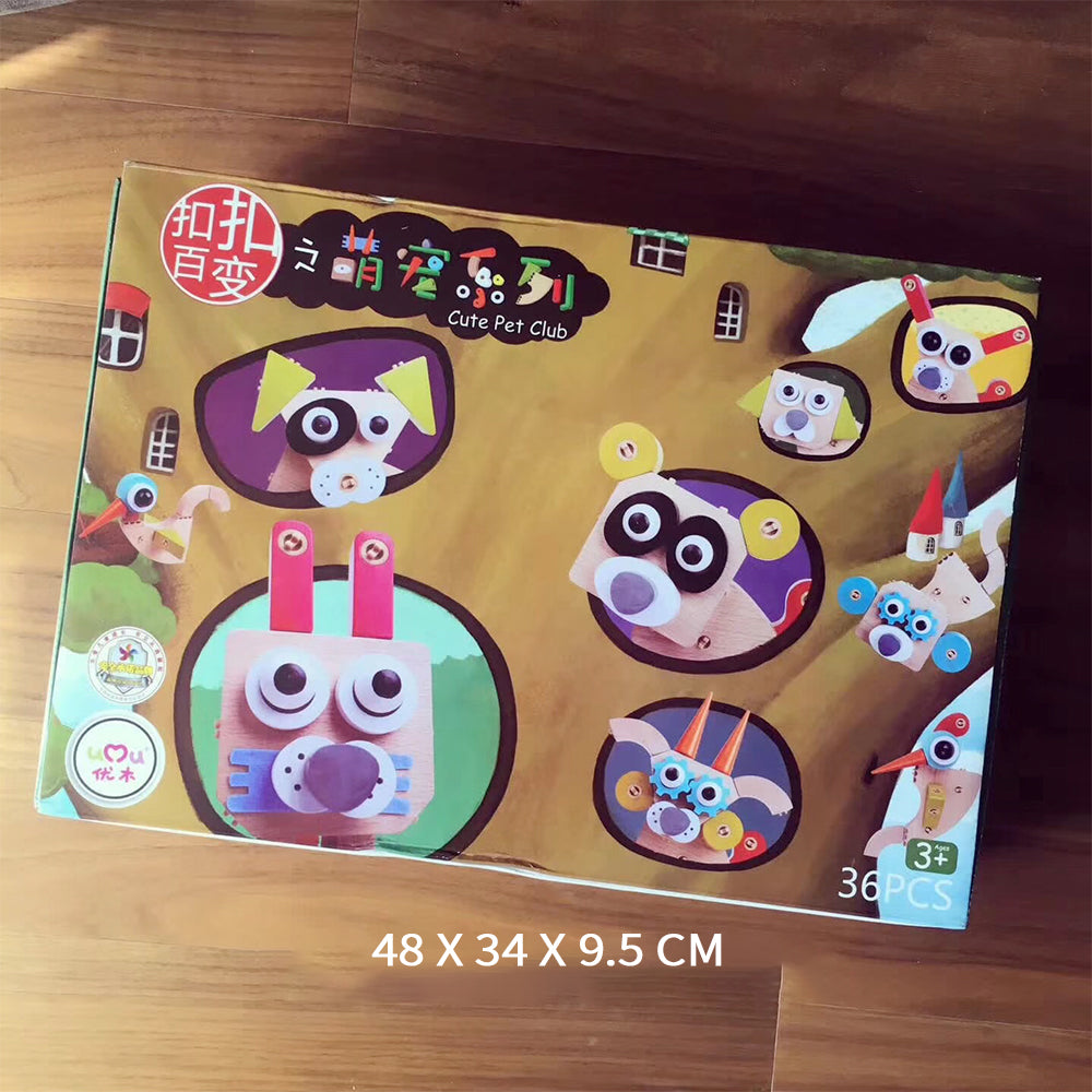 DIY animal building blocks