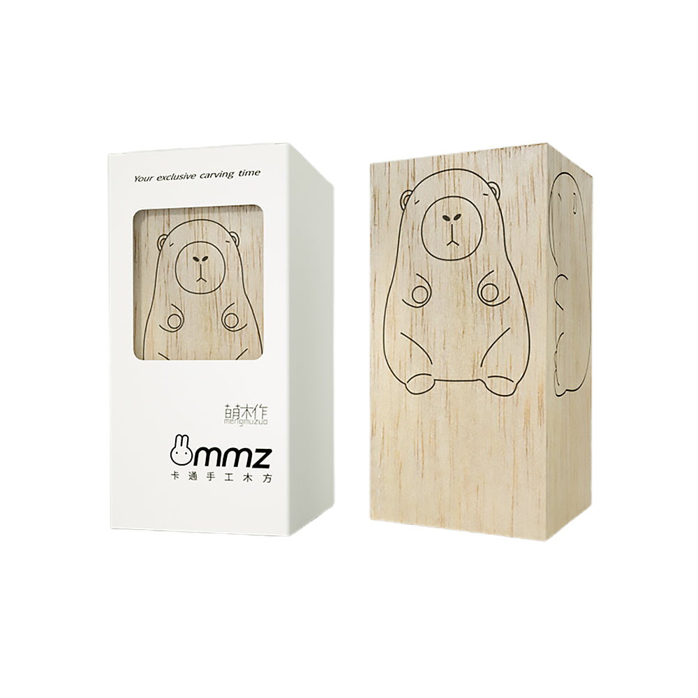 DIY Cartoon Wood Carving Set