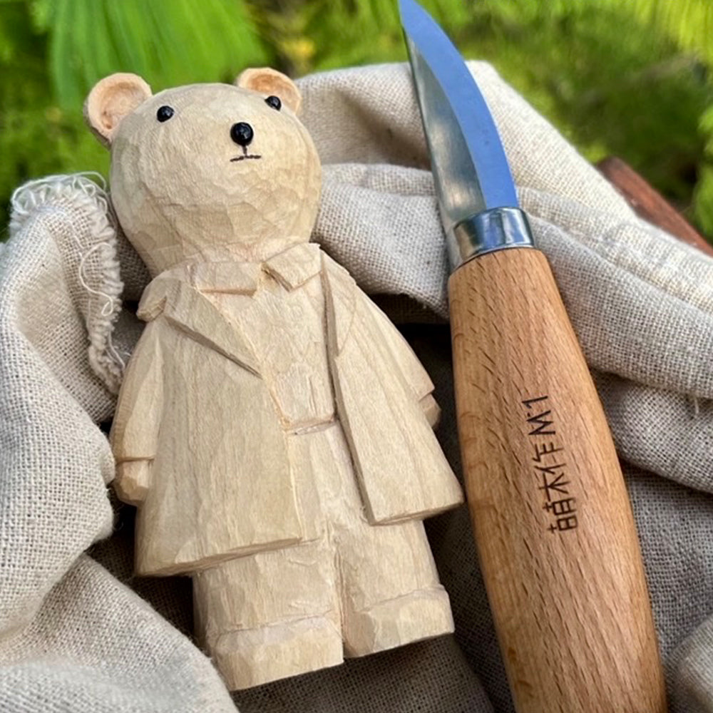 DIY Cartoon Wood Carving Set