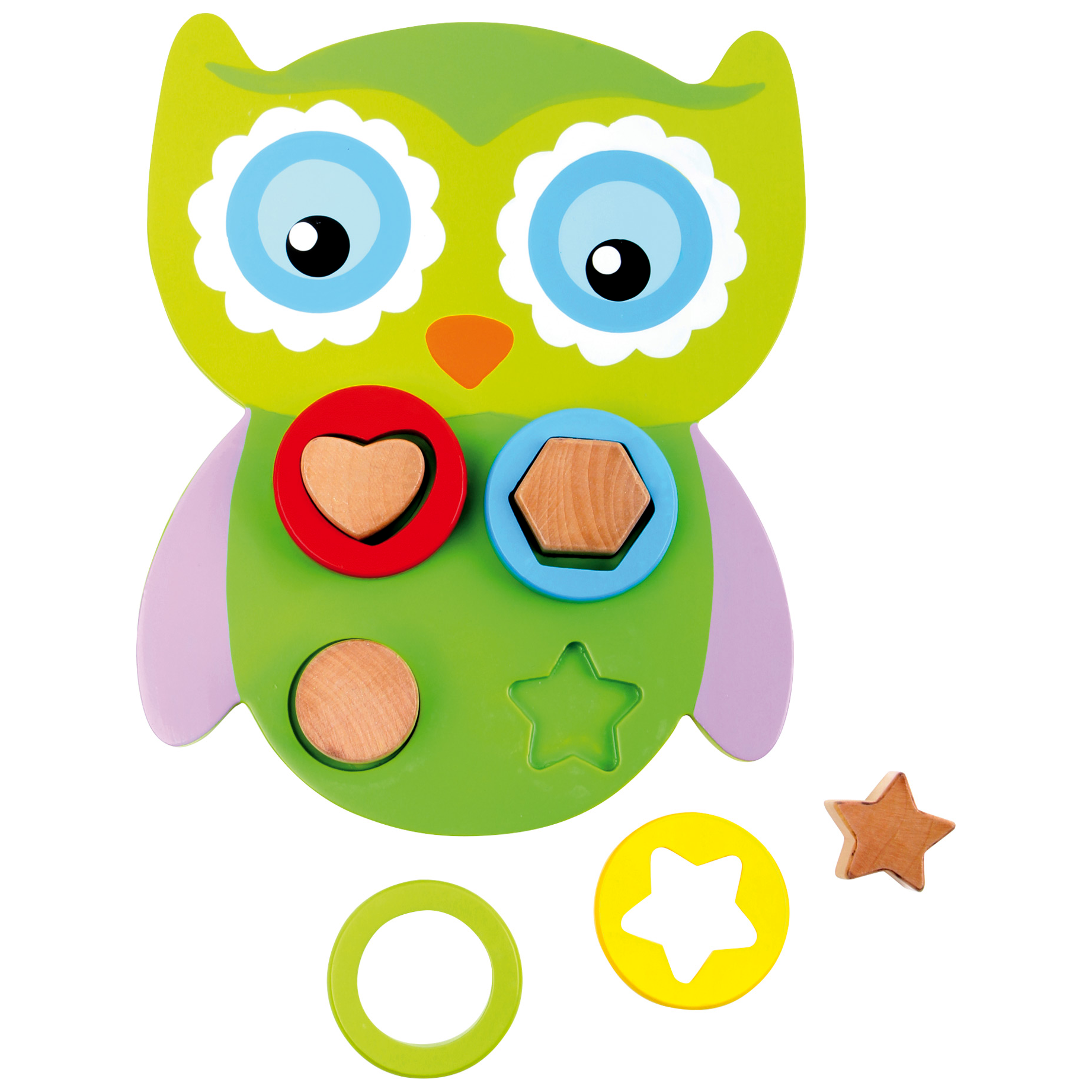 Shape Sorting Puzzle Owl - Discontinued