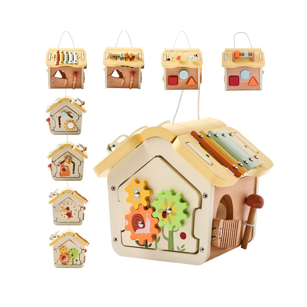 Wood Activity Cube