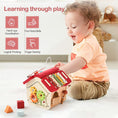 Load image into Gallery viewer, Wood Activity Cube