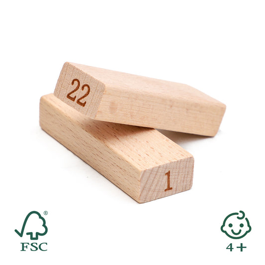 Wood Stacking Tower Game
