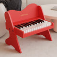 Bild in Galerie-Betrachter laden, Kinder Holz-Mini-Klavier / Elektronisches Keyboard
