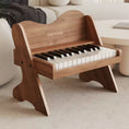 Bild in Galerie-Betrachter laden, Kinder Holz-Mini-Klavier / Elektronisches Keyboard