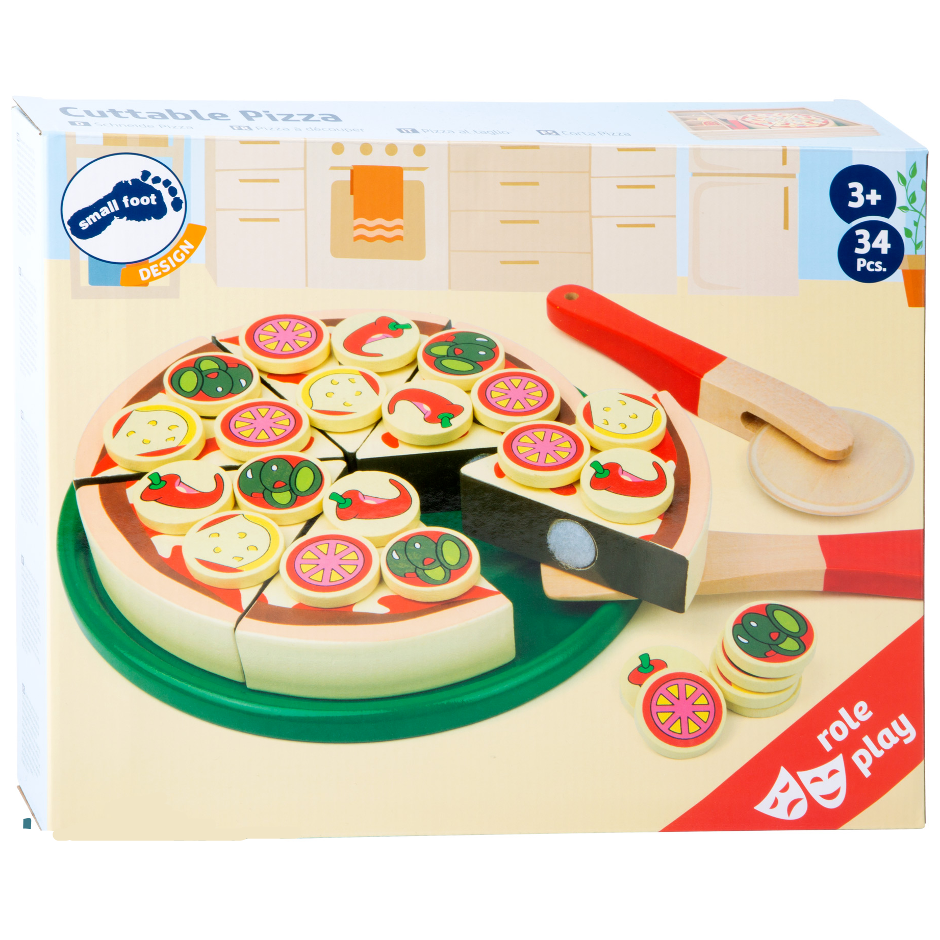 Pizza for toppings and cutting - discontinued