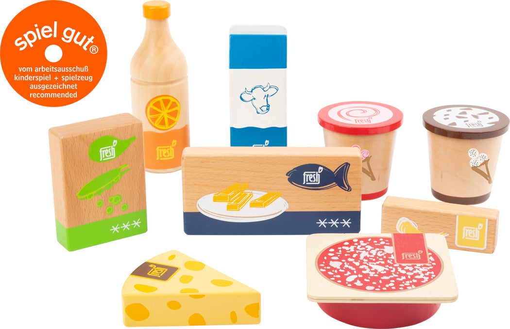 Ensemble de produits congelés et réfrigérés "fresh"