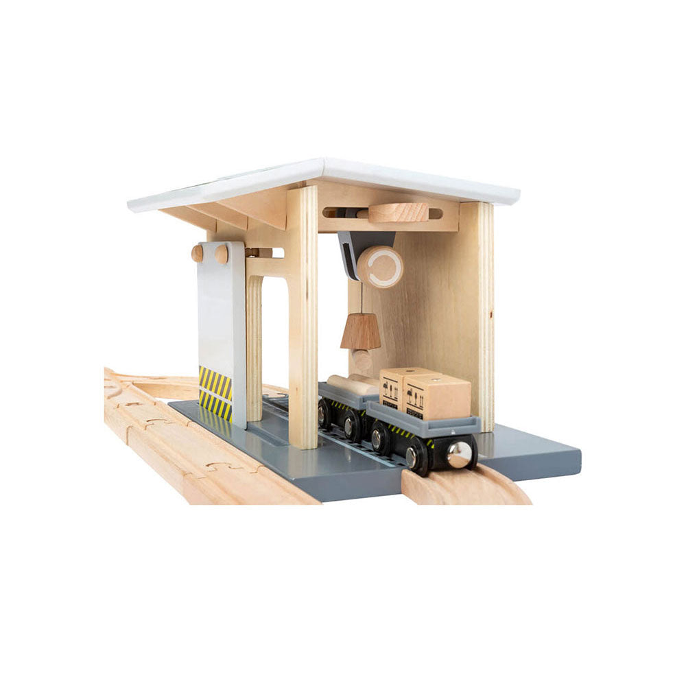 Gare de marchandises avec accessoires